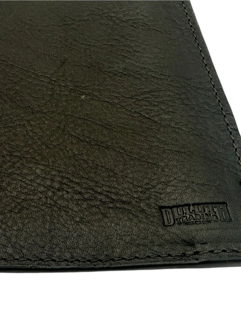 Duluth Trading Company Women's Lifetime Leather Zip Pouch with Wrist Strap Olive